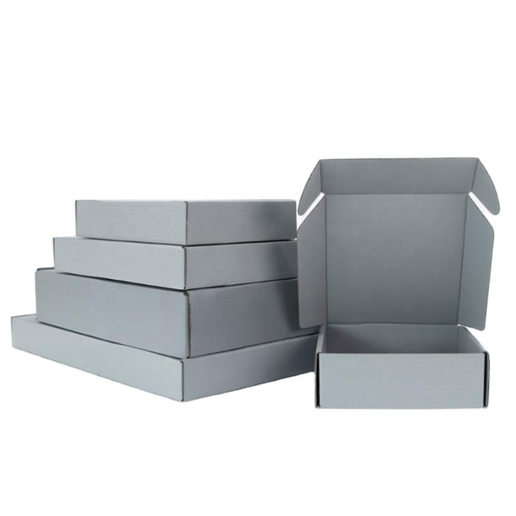 Custom logo Subscription Ecommerce Shipping Boxes Gray Corrugated Paper Airplane Box Folding Mailer Paper Box for Gift Delivery