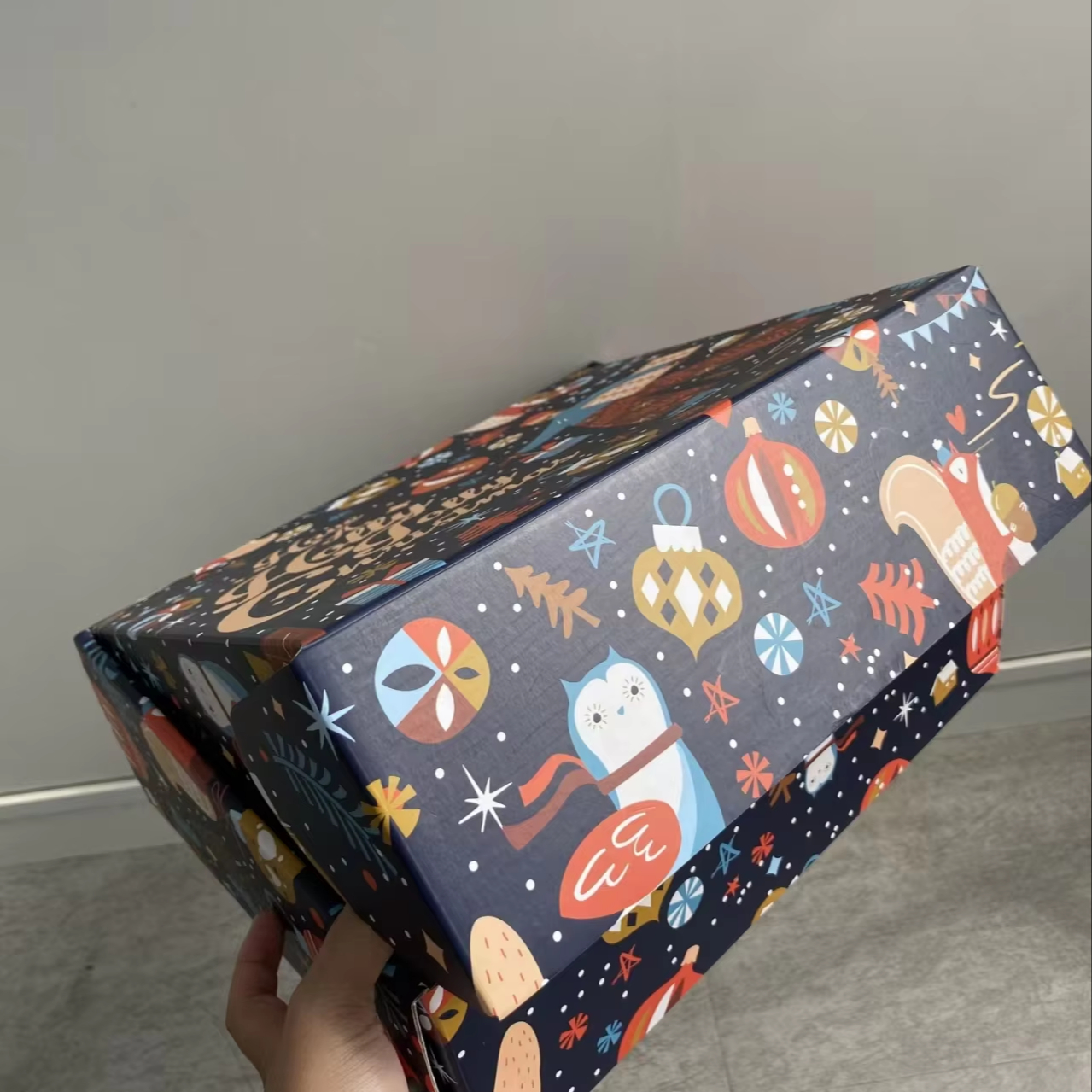 Customized Color Packaging Box Creative Design Pattern Gift Boxes And Eco-friendly Paper Boxes Are Used For Packaging
