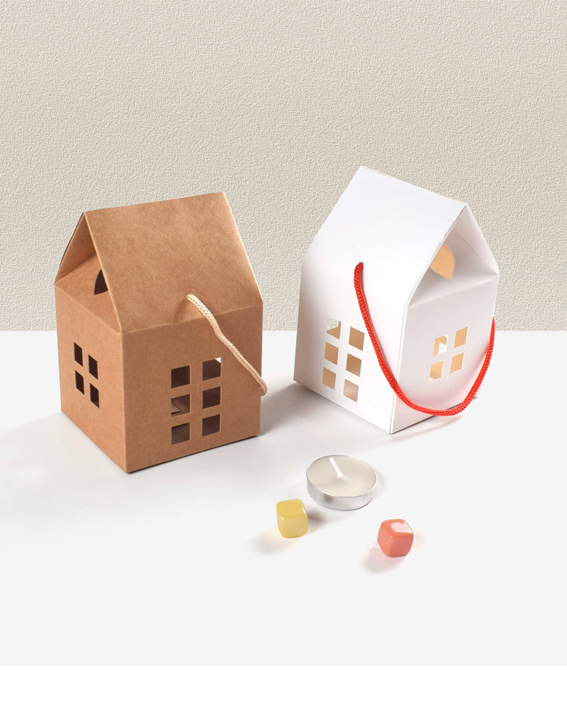 Portable Hollow House Chocolate Candy Biscuit Gift Box