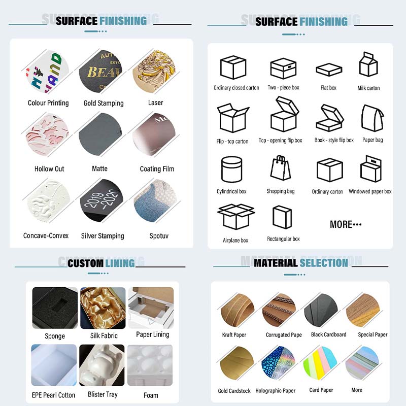 Printing Logo Custom Rigid Folding Cardboard Magnetic Gift Packaging Paper Box Creative Paper Packaging Box