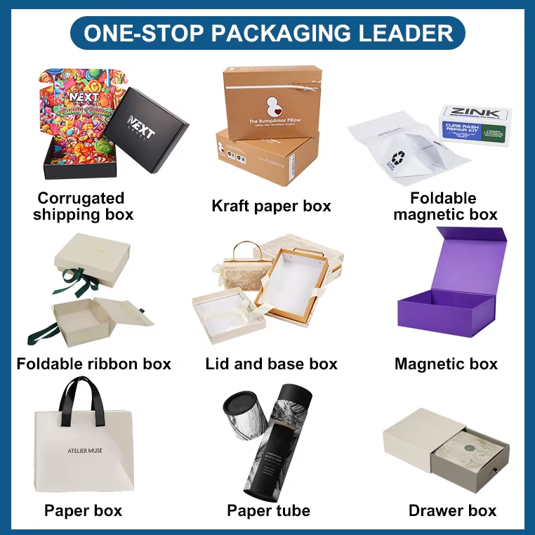 Eco Friendly Rigid Cardboard Gift Box for Jewelry Necklace Earrings Watch Cosmetic Set