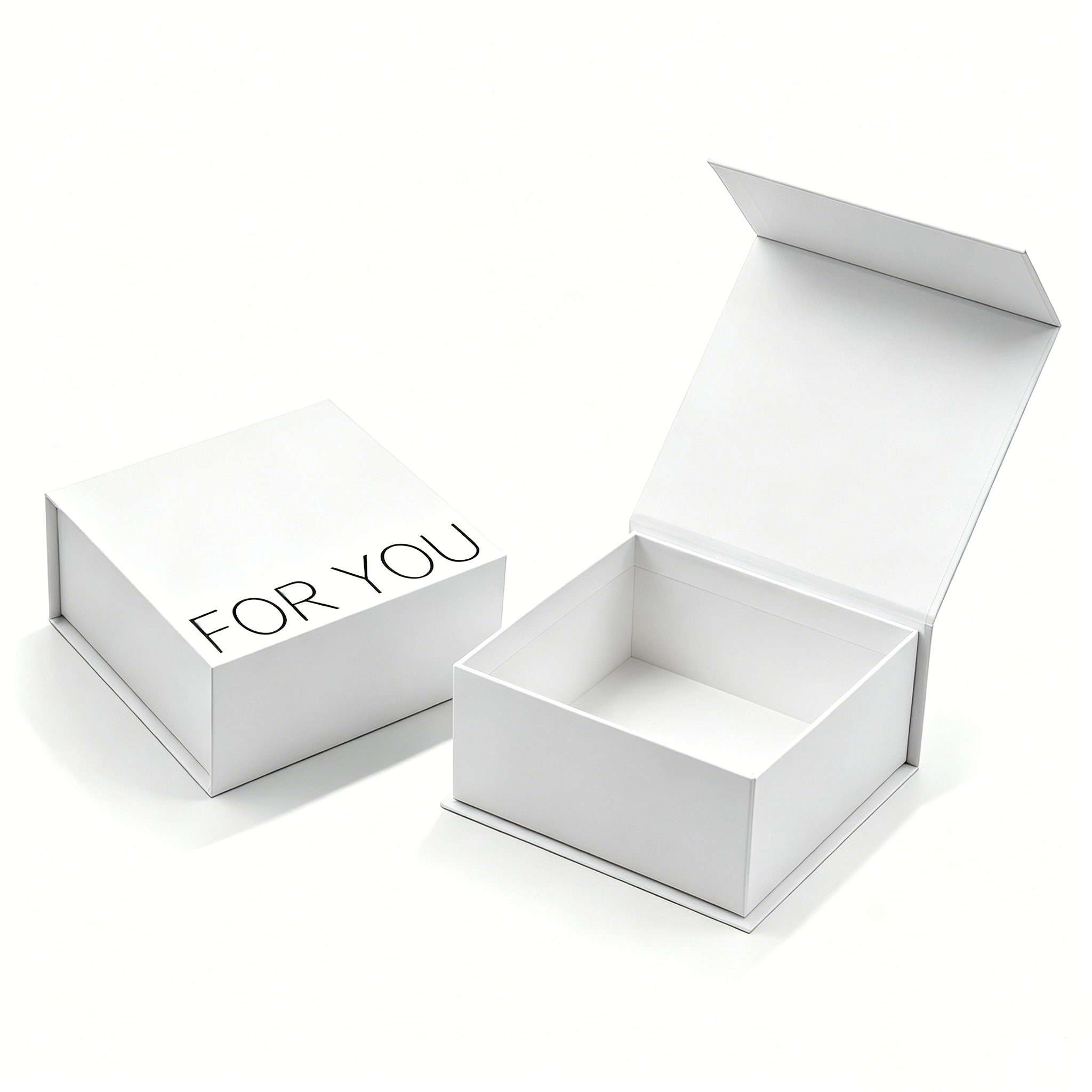 Custom logo Small Book Shape Hard Magnetic Flap Lid Rigid Closure Gift Box Packaging Luxury with Magnetic Closure