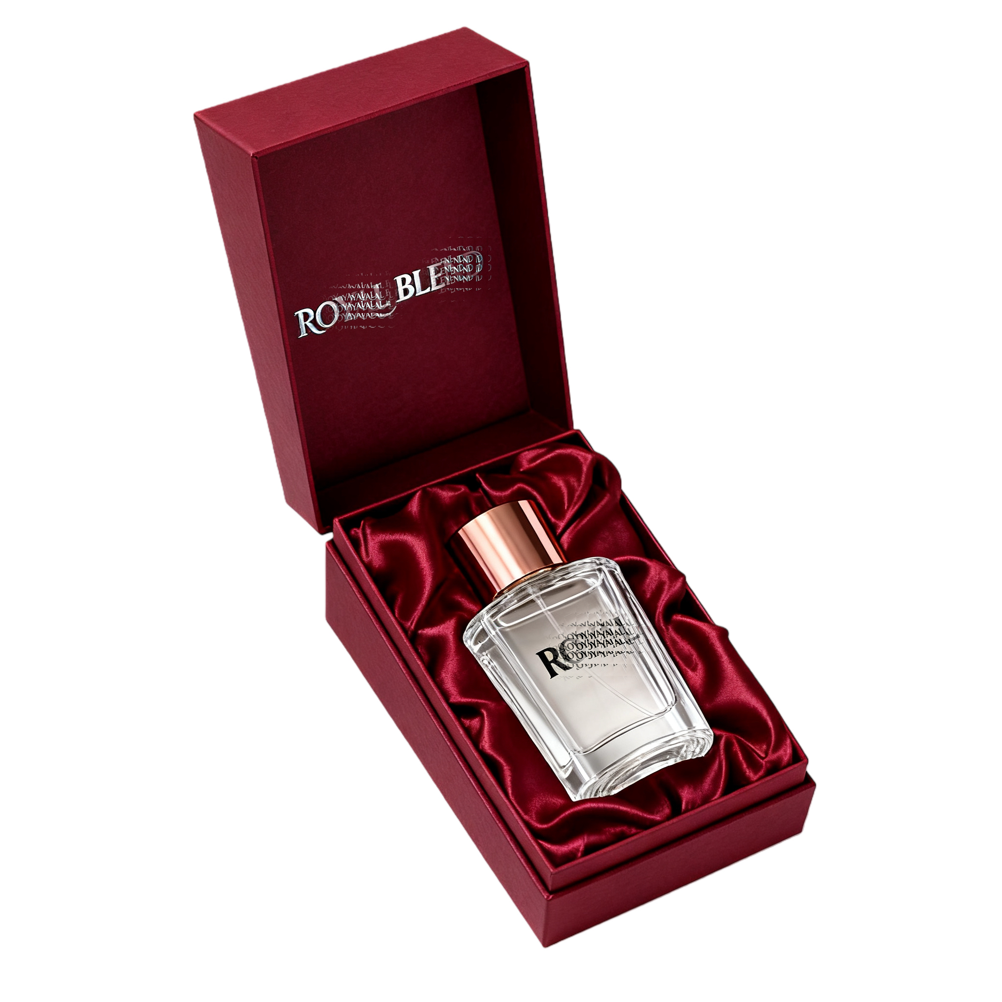 Custom Brand Perfume Gift Box With Satin Lining Luxury Skin Care Serum Cosmetic Paper Boxes
