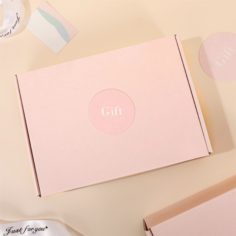 Eco-friendly Biodegradable Customized Logo Mailer Boxes Corrugated Board Craft Shipping Packaging Matt Lamination Custom Color