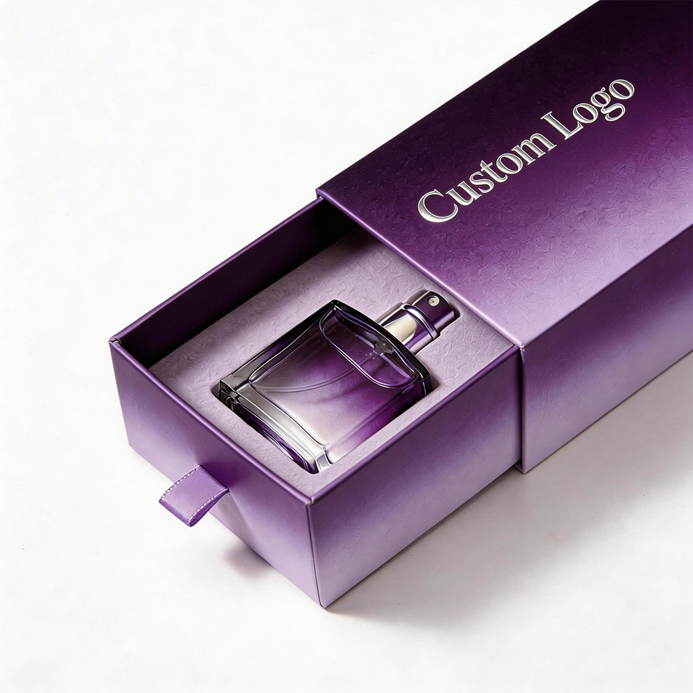 Factory Direct Sales Eco-Friendly High-End Personalized Perfume Packaging Set Rigid Cardboard Drawer Gift Glossy/Matt Lamination
