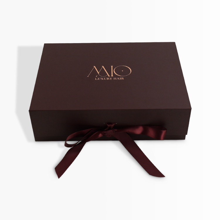 Custom Luxury Foldable Magnetic Gift Box Sturdy Recyclable Paper Boxes Packaging with Ribbon
