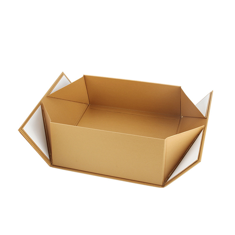Customizable Logo Recycle Paperboard Packaging Box Magnetic Flap Collapsible Gift Boxes White Paper Boxes With Your Own Logo