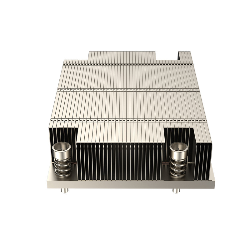 Computer Copper Based 1U Passive CPU Server  AM5 Server Heat Sink Air-cooled Heat Sink