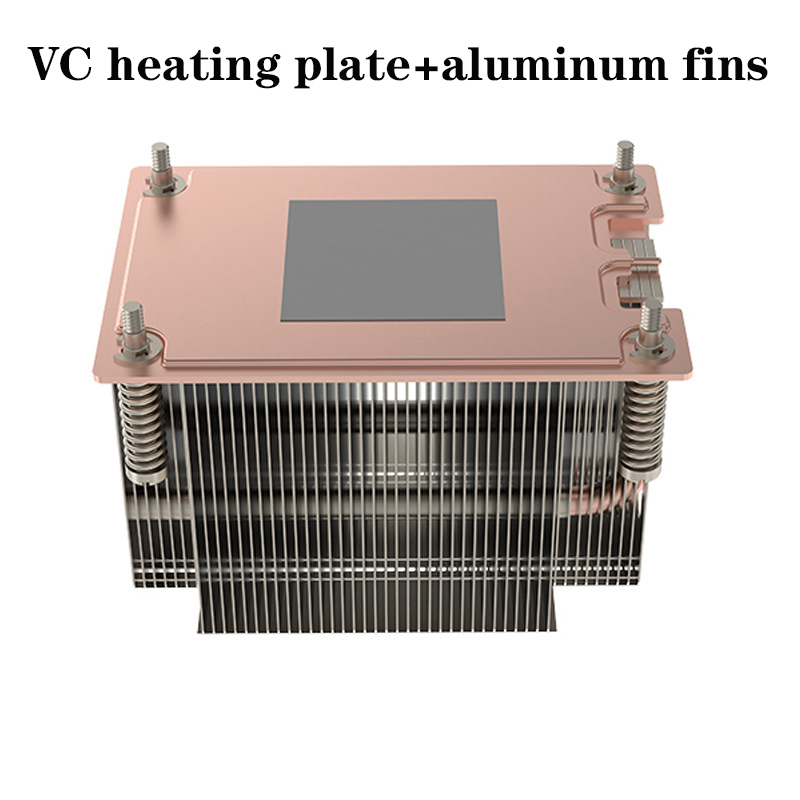 CPU Cooler Aluminum Plate Heat Sink  AM5 Server Heat Sink Air-cooled Heat Sink