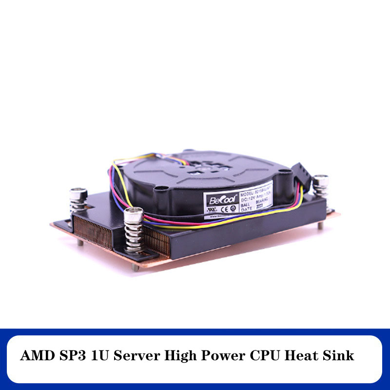 Hot Selling  SP3 1U Server High Power CPU Heat Sink Copper Bottom Refrigeration Pad Cooler Fan CPU Heat Sink