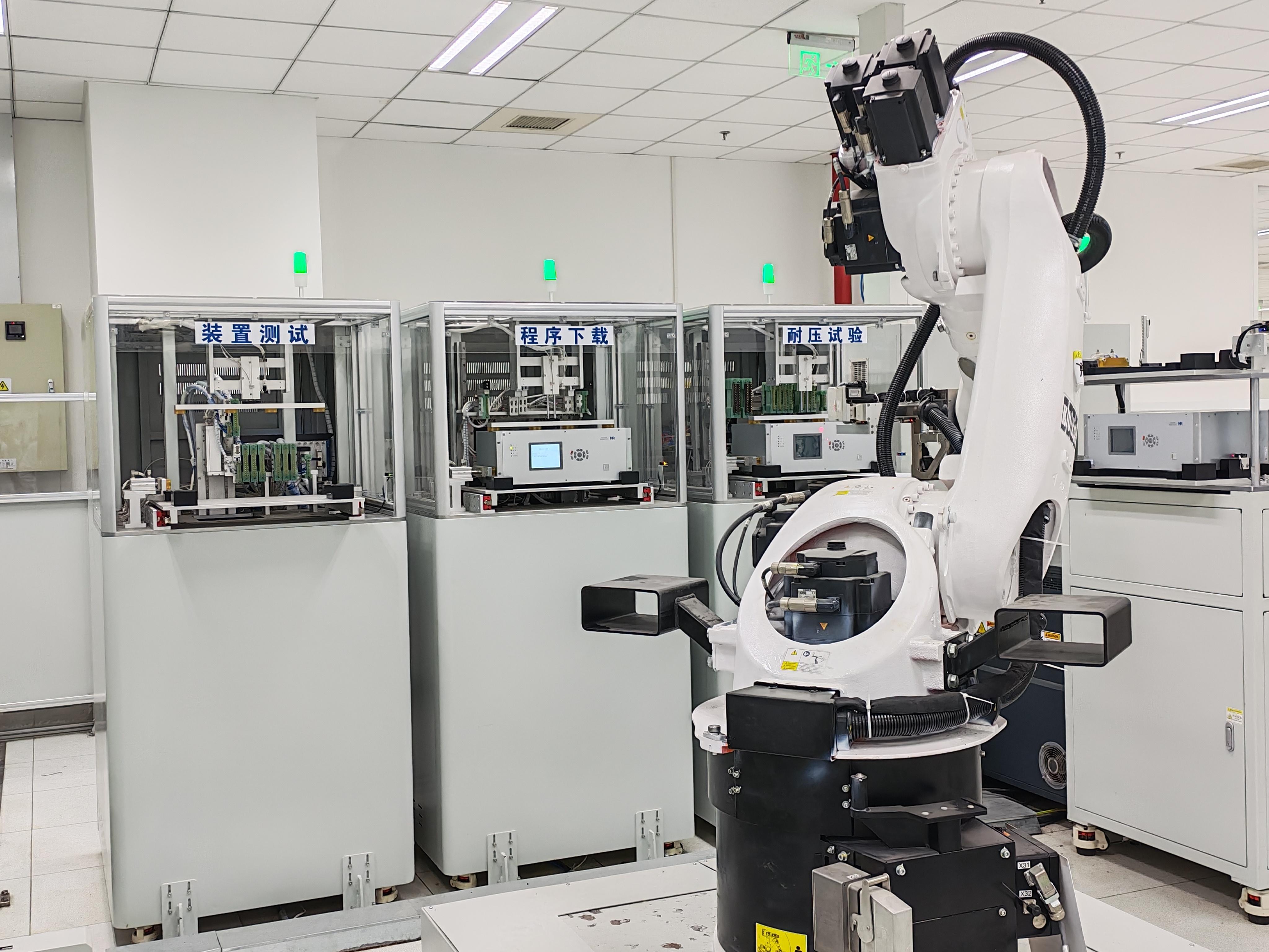NexCore server assembly line — GPU server integration and testing