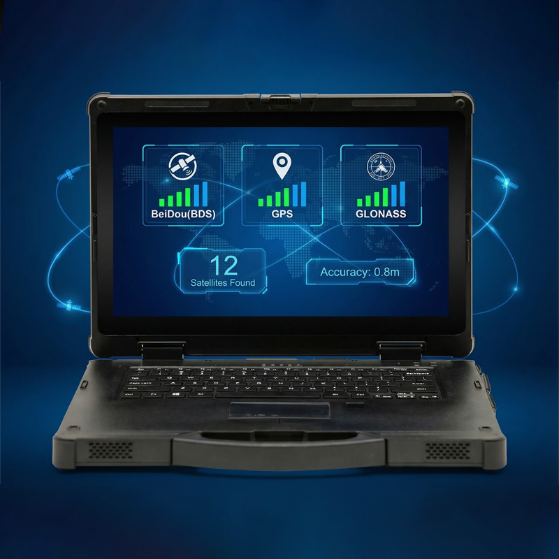 Rugged Notebook Beidou BDS GPS MIL-STD-810H IP65 Dustproof 15.6inch Intel I7 16GB RAM 512GB SSD for Survey Data Collection