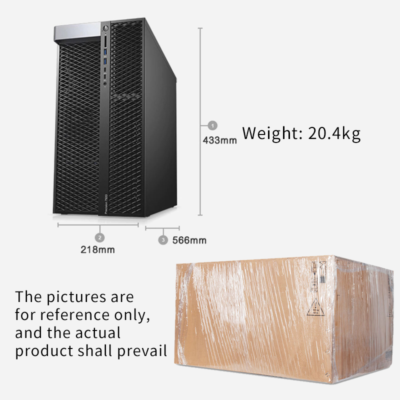 Hot Sale Rendering Computer Workstation Precision T7920 Tower Workstat Deep Learn Two CPU Cad Graphics Workstation With RTX 4090