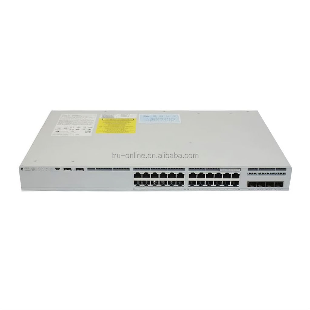 100% Authentic  C9200L-24T-4X-E 24T 4X E Network Switch 24-Port Data Support StackWise-80 for Secure Business Networking