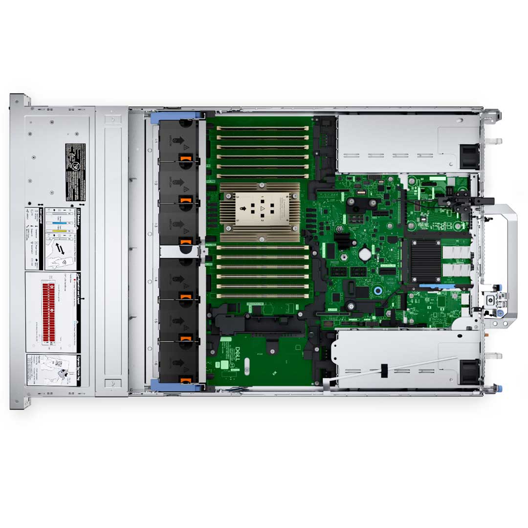 Professional Dells PowerEdge R7615 R7625 2U Rack AI Server Computer for AMD EPYC GPU Deep Learning Cloud Virtualization Servers