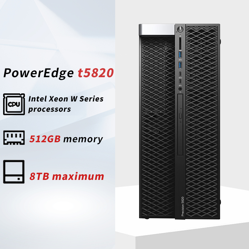 New Original Cheap Del Precision Gpu Workstation Rendering Workstation T5820/T5860 Tower Graphics CAD Drafting Pc With 3080 Gpu