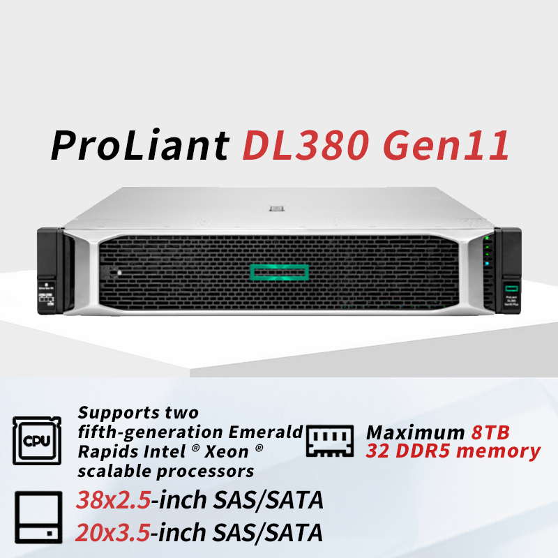High Performance Best HPE ProLiant DL380 Gen11 Server Computer for Scalable Data Center and Virtualization Environment Servers