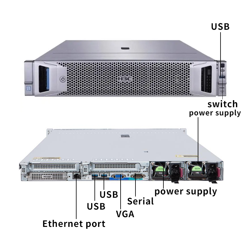 R4700 G3 2CPU 1U Rack Server with High Performance Xeon C622 R4700 G3 Processor Used Stock