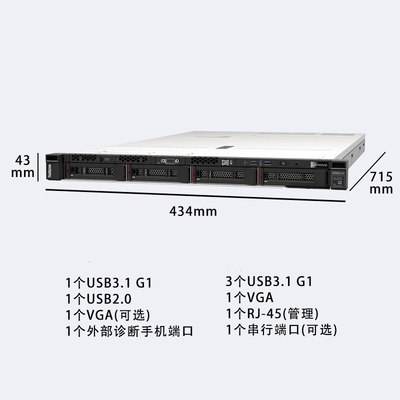 SR630 V2 Rack-mount Server Virtualization Dummy Host Server
