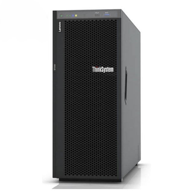 Enterprise New Used ThinkSystem ST258 V2 Tower AI Server Computer for Office ERP Software Storage Intel Xeon Desktop Servers