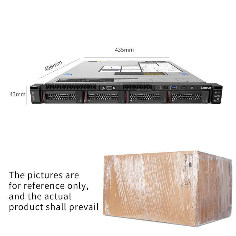 Hot Selling Original Lenovo Rack Server SR258 SR258 V2 1U Storage PC Server Computer Virtualization Application Server Host
