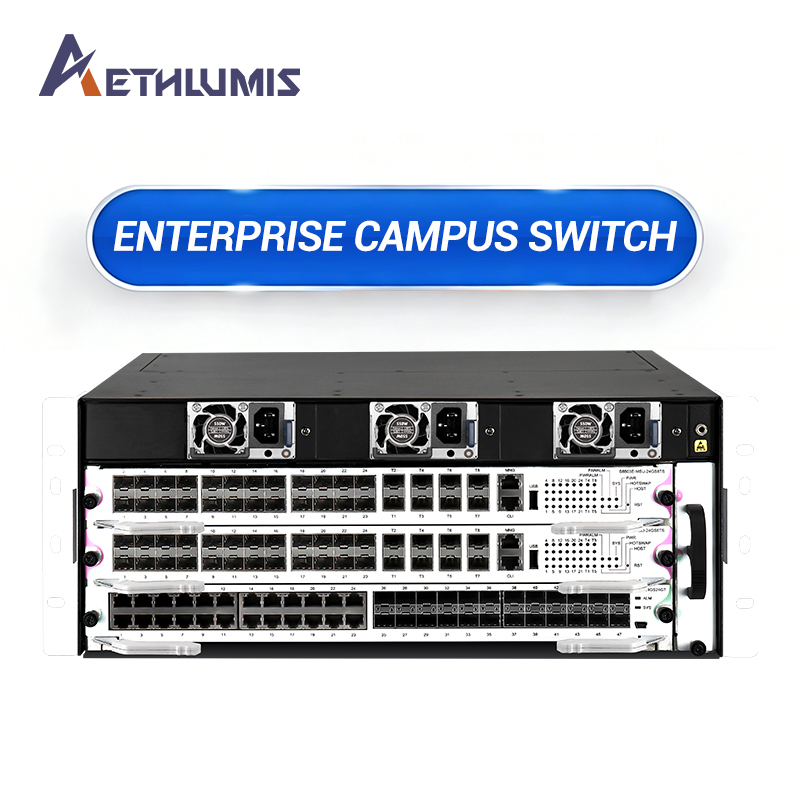 OEM Supported 48 Port Core Switch Layer 3 Managed 1.47Tbps OSPF BGP MPLS Stackable Dual Power Supply Enterprise Network Switch