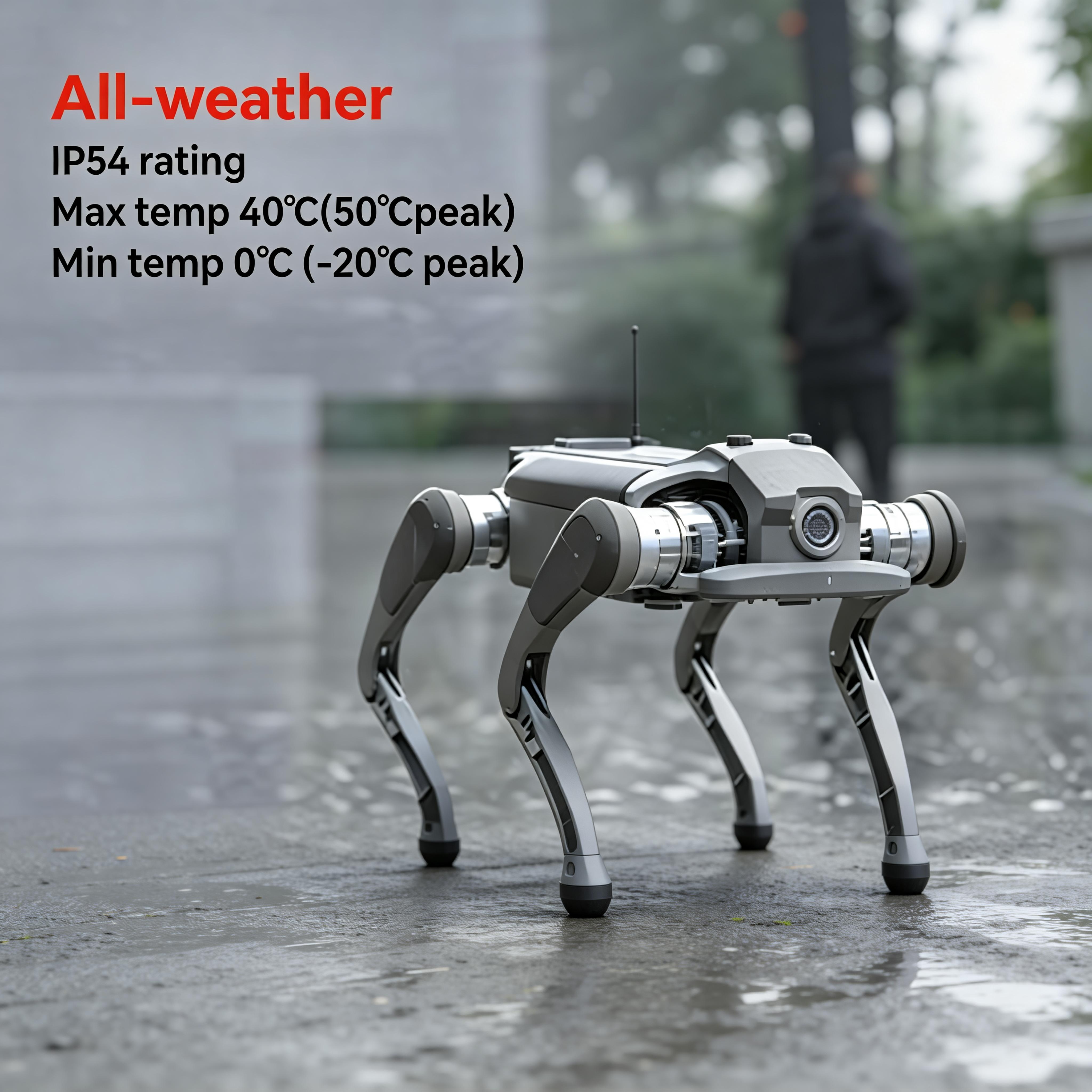 Brand High Performance AI Bionic Robot Dog for Security Patrol Industrial Inspection IP54 Waterproof Metal Quadruped AI Robots