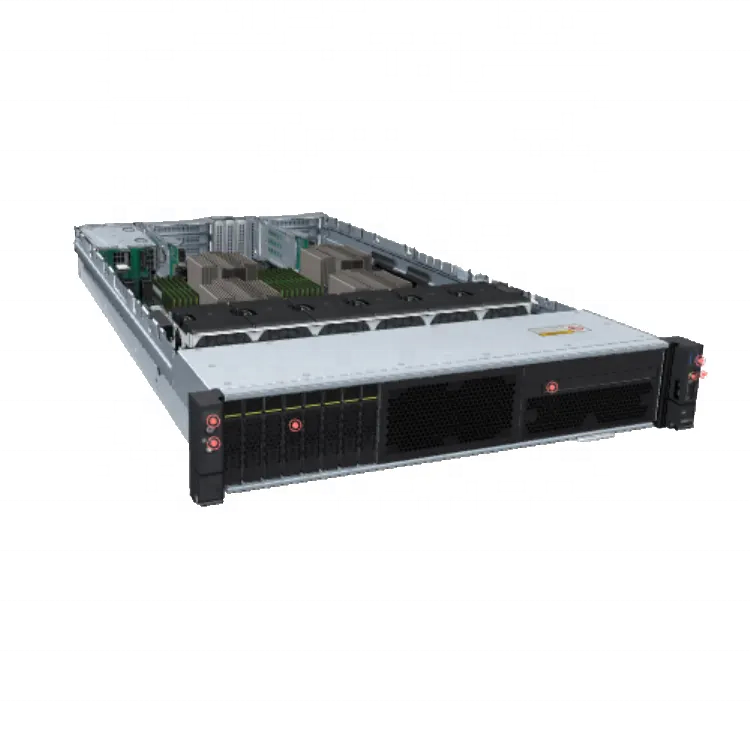 Best Selling 2488HV6 [Rack Server] AI Computing Host 2 Gold 6330H(2.0G/48C) 256G, 2 *960G+8*2.4T, Dual Power Network Server