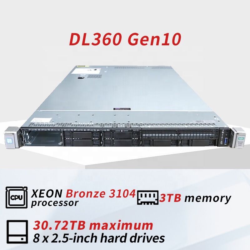 HPE ProLiant DL360 DL380 Gen10 Rack Server Computer NAS Database AI GPU Cloud Virtualization High Performance Storage Servers