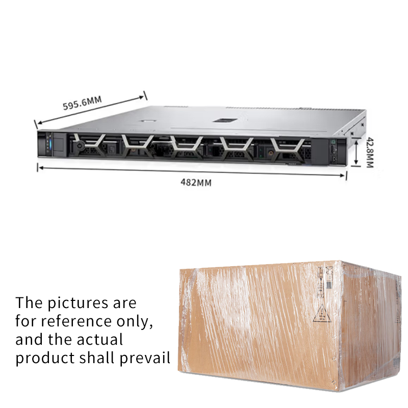 Factory Wholesale Dells Server Computer Poweregde R250 1u Rack Server Host Pc Intel Xeon Network  Ram Server System for Sale