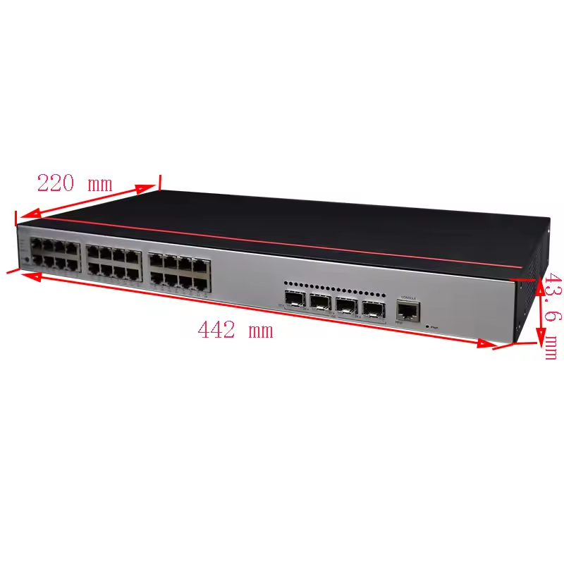 S5735-L24T4S-A1 Switch 24*10/100/1000BASE-T + 4*GE SFP Ports AC Power8 Good Price! Similar Model S6730-H48X6C