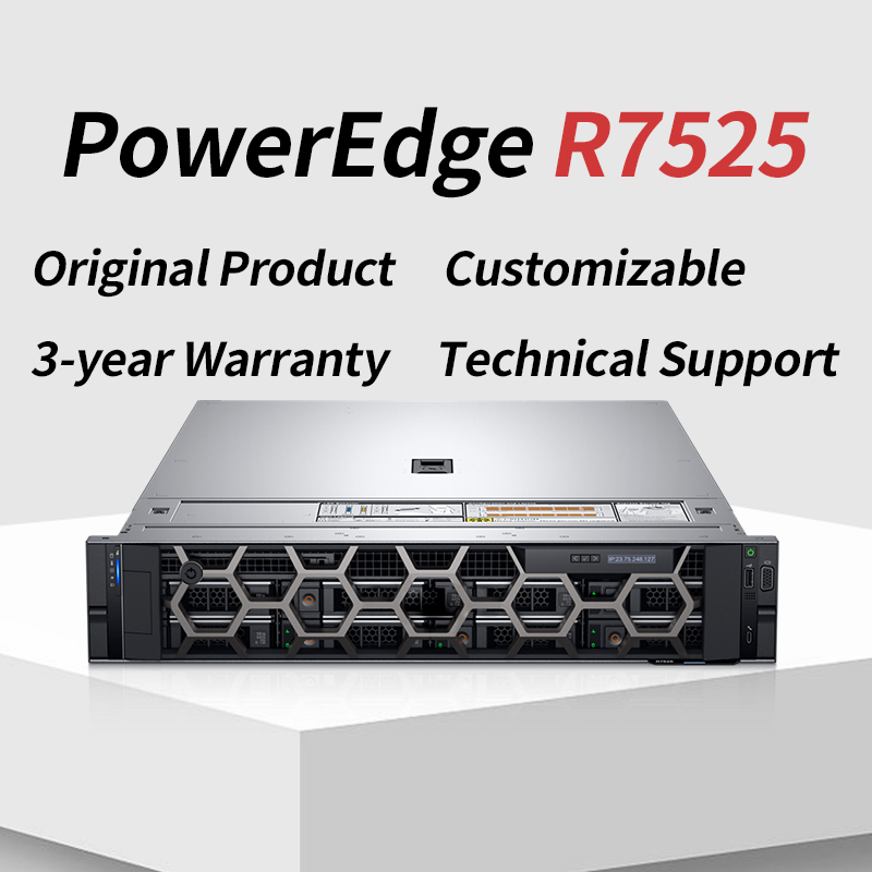 Enterprise EMC PowerEdge R7525 R7625 R7725 Rack Server Computer Dual AMD EPYC Deep Learning Virtualization Storage Servers