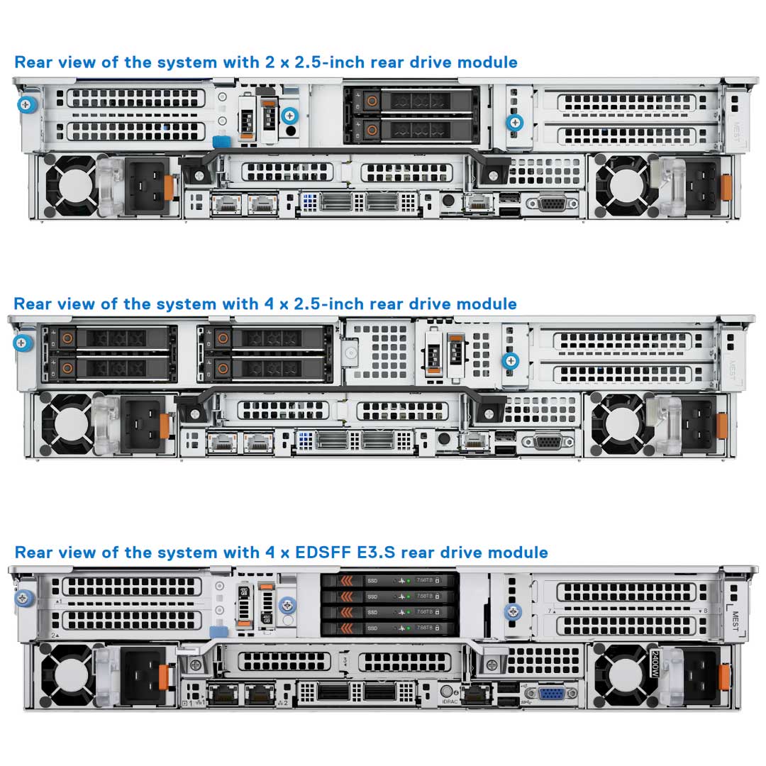 Factory Direct Dells PowerEdge R760 R740 2U Rack Server Computer Intel Xeon CPU GPU Support AI Training Cloud Data Center Server