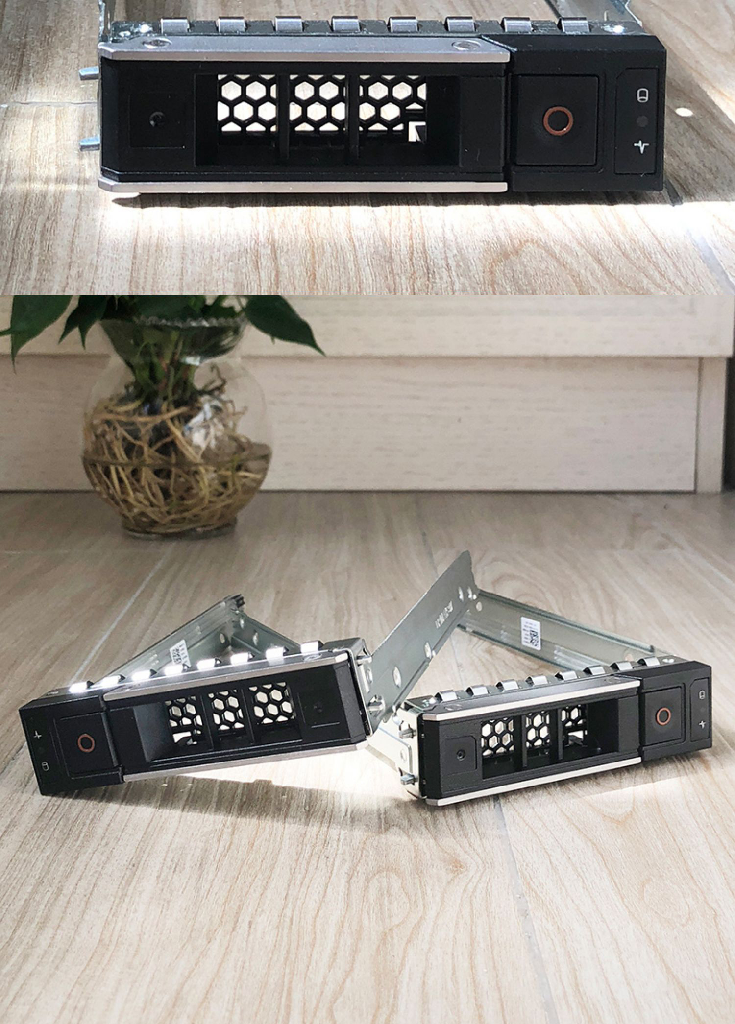 X7K8W Hot Swap Hard Drive Caddy Tray Bracket 3.5 Inch SAS SATA Carrier Replacement for PowerEdge R720 R730 Server