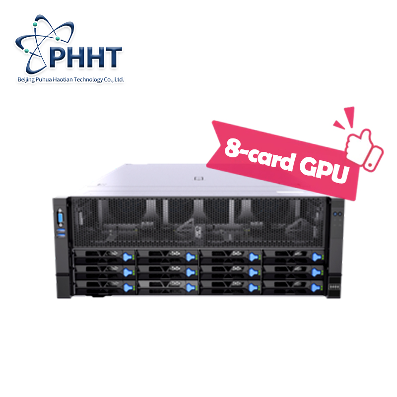 Professional 4U AI Server Computer for 8 GPU Deep Learning Training Virtual GPU Workstation AI Cluster Rackmount Machine Servers