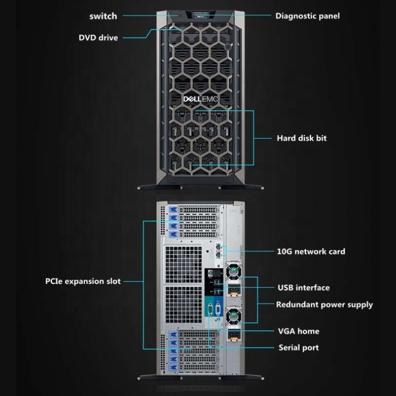 High Performance PowerEdge T640 5U Tower Server Used and in Stock