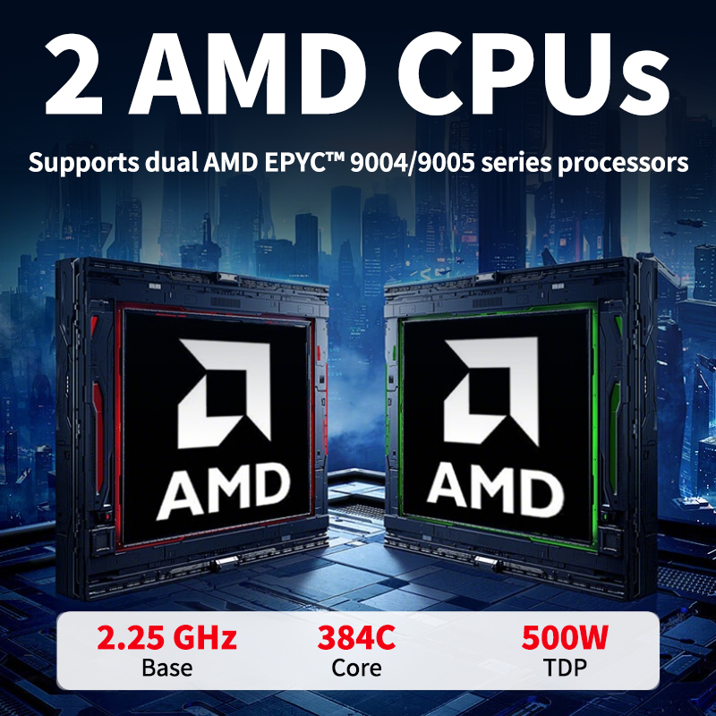 Factory Wholesale 7U Cloud Virtualization Rendering Deep Learning NAS Multi Processor Compute 8 GPU Rack Computer Servers