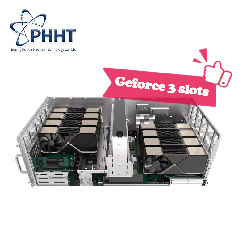 Dual AMD EPYC GPU Server Supports DDR5, PCIe 5.0, 8x GPU Cards for Rendering and Cloud Workloads Rack Computer Server