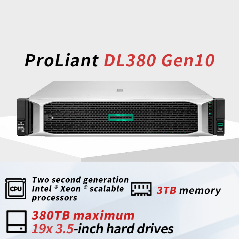 Factory HPE ProLiant DL380 Gen10 Gen11 2U Rack Server Intel Xeon CPU High-Performance Cloud Computing Data Center Storage Server