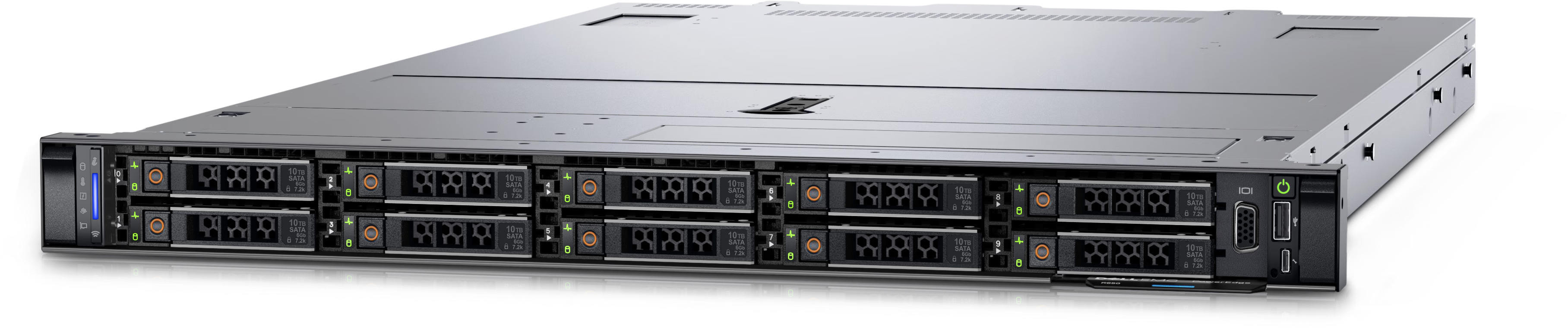 Best Selling 1288H V6 1U Rack Server Intel Xeon Processors SAS/SATA/SSD  High Performance Server