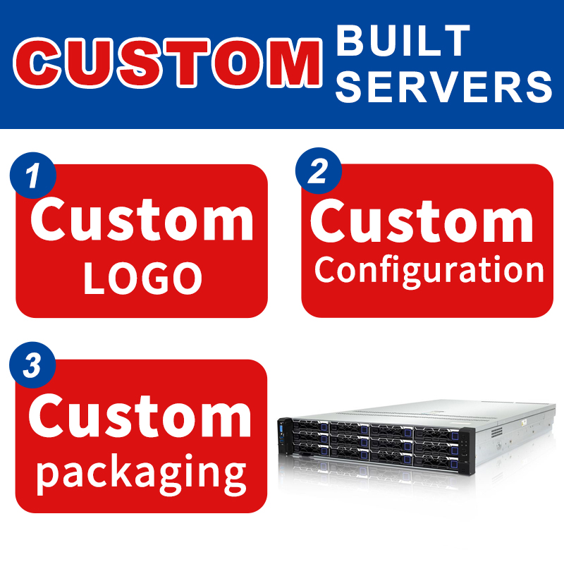 High Performance Aethlumis 2U Rack AI Server Computer for GPU Deep Learning NAS Database Cloud Virtualization Rackmount Servers