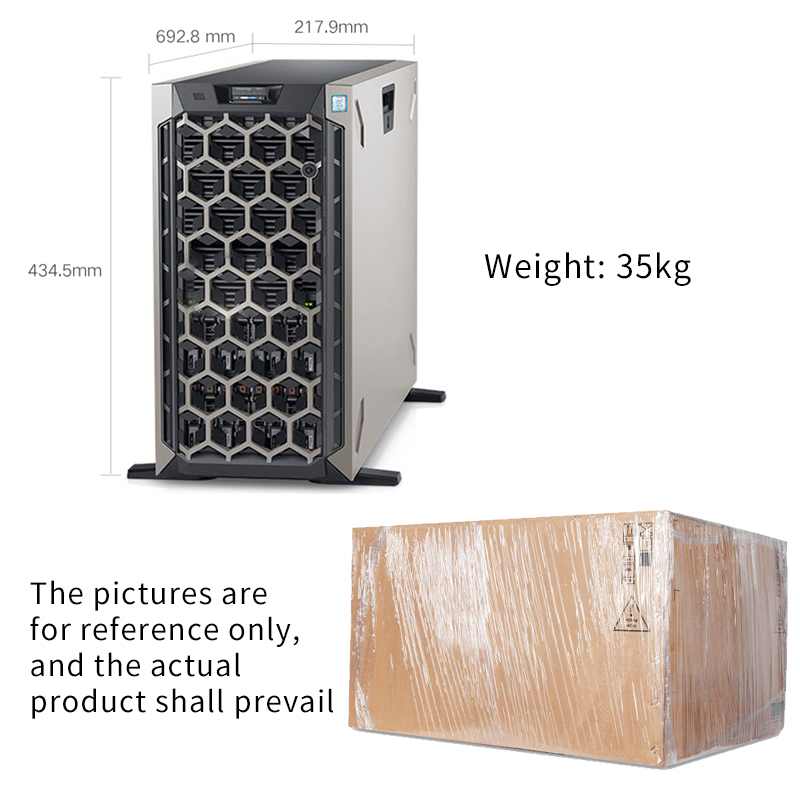De-ll T640 Tower Server High Performance Processor Xeon 2304 1.9GHz 16gb Ram 1tb Business Server