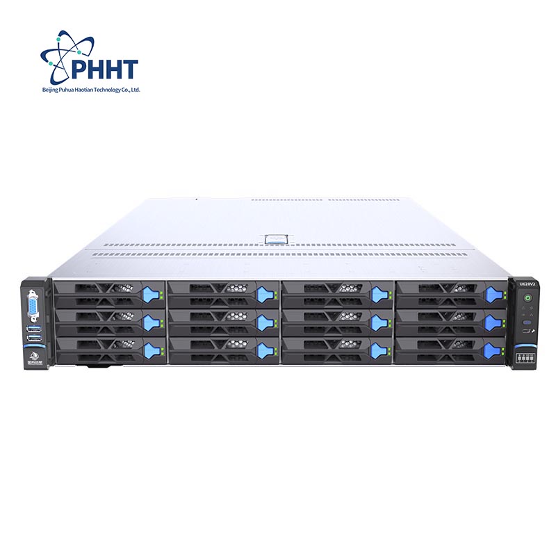High Performance Aethlumis 2U Rack AI Server Computer for GPU Deep Learning NAS Database Cloud Virtualization Rackmount Servers