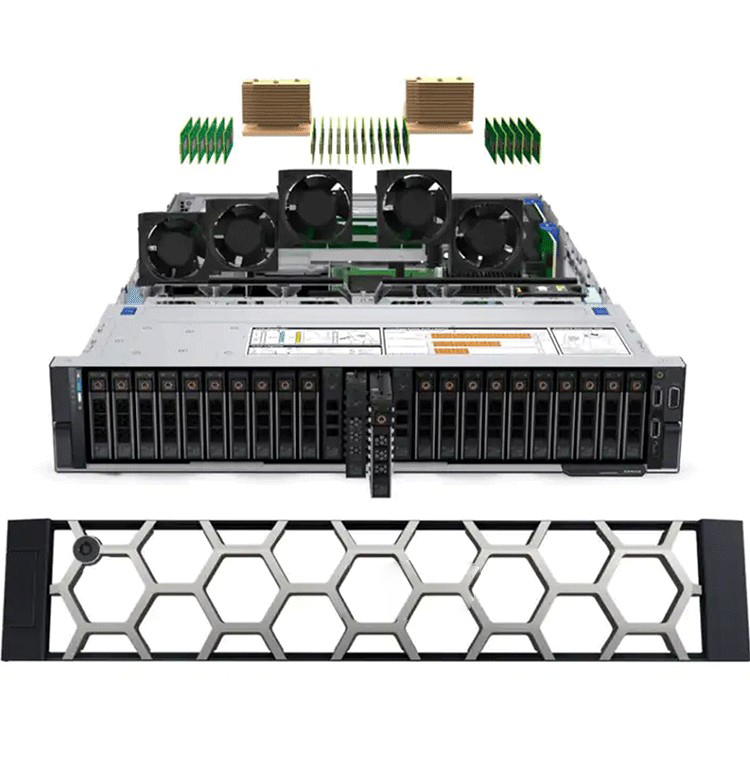 Original New Dells EMC PowerEdge R750 R750XS 2U Rack Server Computer Intel Xeon CPU AI GPU Cloud NAS Storage Enterprise Servers