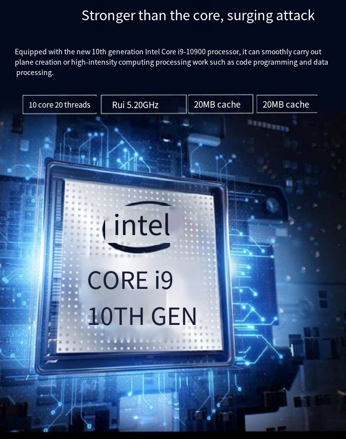 T100C Tower Server Computer Intel Desktop CPU G6400 2-Core 8GB RAM * 256G+1T Stock