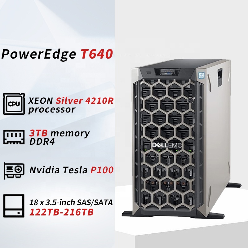 High Performance PowerEdge T640 5U Tower Server Used and in Stock