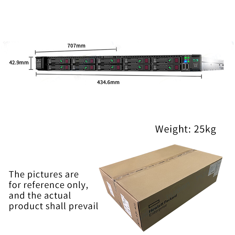 Professional ProLiant DL380 Gen10 Gen11 2U Rack AI Server Computer for GPU Deep Learning Cloud Virtualization NAS Storage Server
