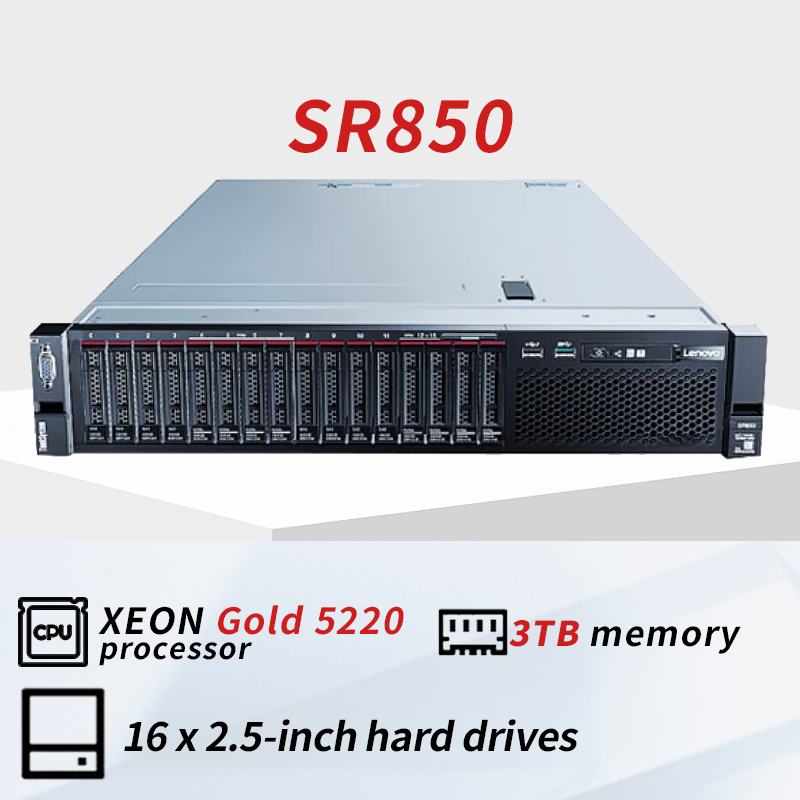 High Quality Lenovo ThinkSystem SR850 Rack Server Intel Xeon Gold Processor in Stock