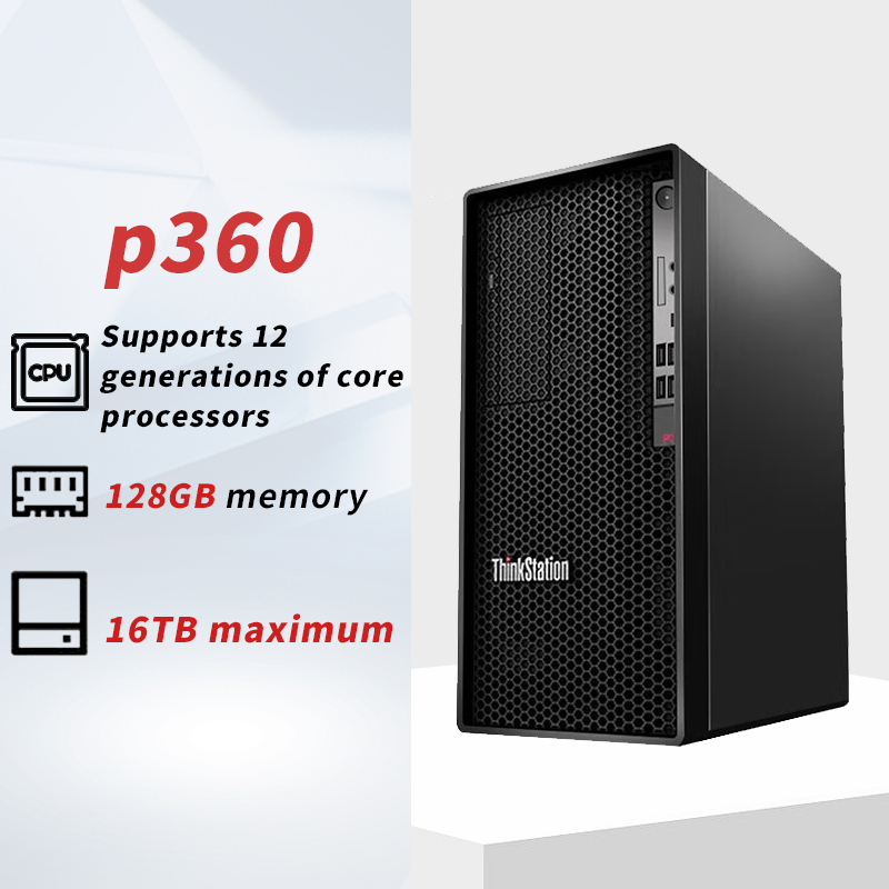 Hot Selling Lenovo Thinkstation P3 P360 Cad Workstation Tower Graphics Workstation Rendering Desktop With 3090 Gpu in Stock