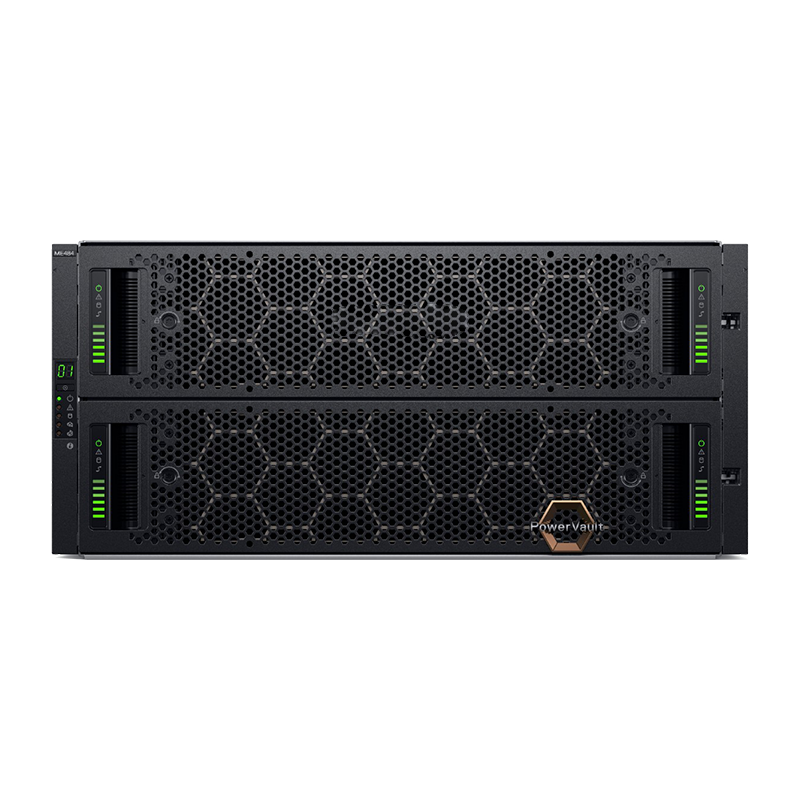 DellsPowerVault ME5084 Storage Array 4TB SSD + 40TB 10k SAS, 10Gb network attached storage